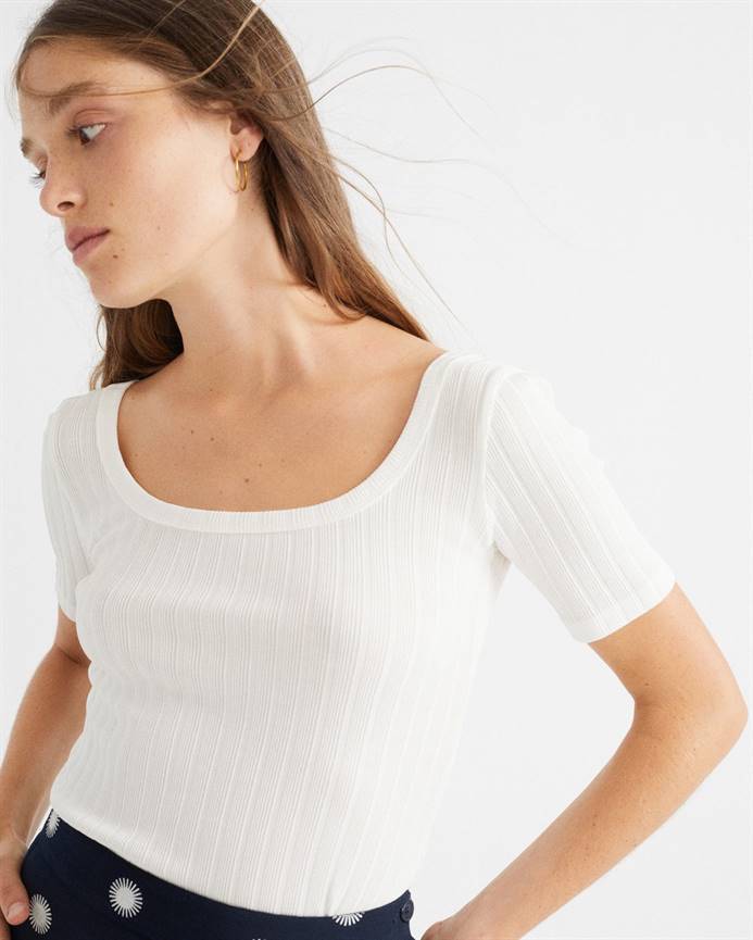 T-shirt tencel® - Trash - blanc - fairytale