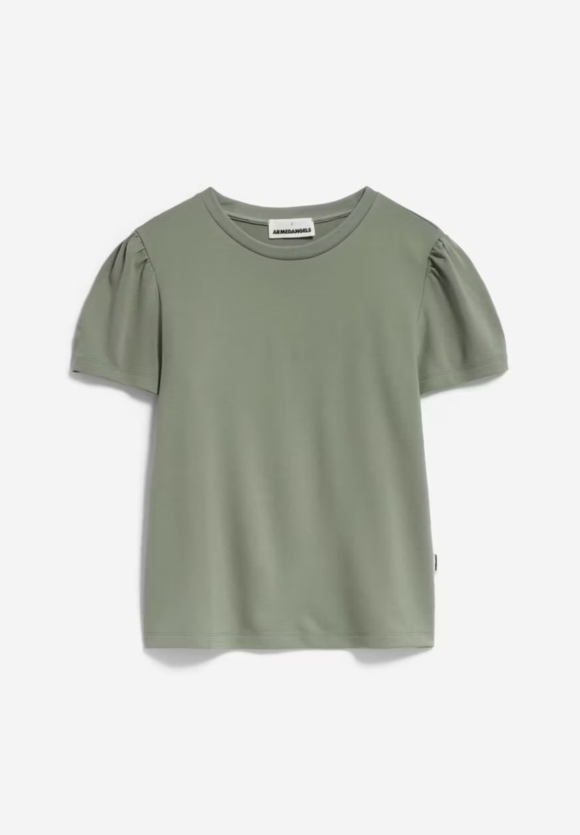 T-shirt viscose et matière recyclée - Alejandraa - vert - fairytale