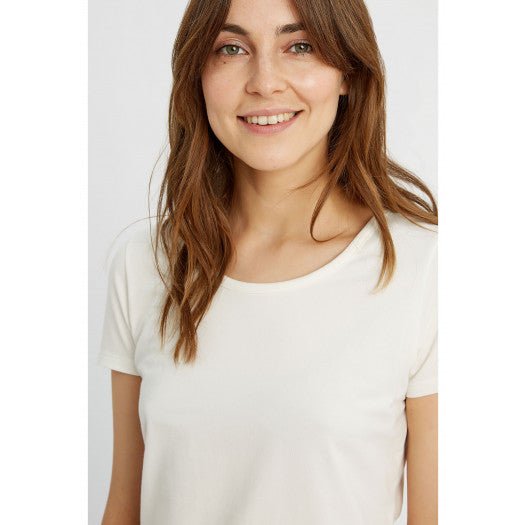 Top coton biologique - Gaia - blanc - fairytale