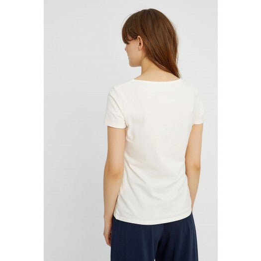 Top coton biologique - Gaia - blanc - fairytale