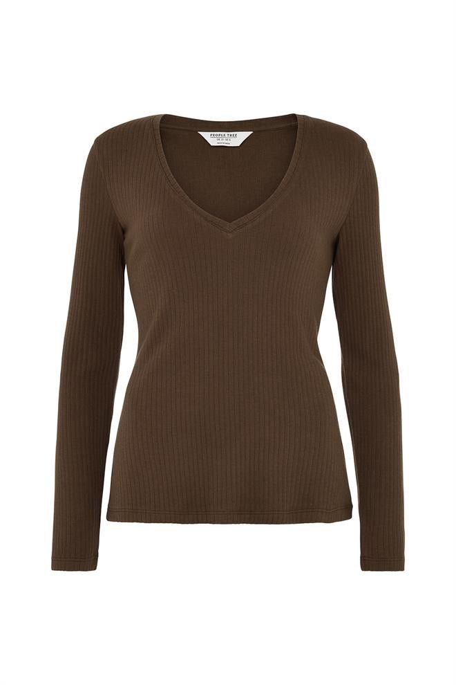 Top coton biologique - Krisha - marron - fairytale