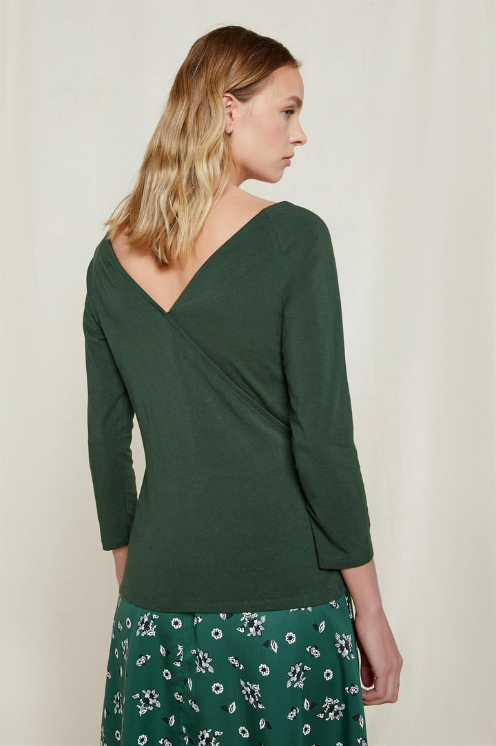 Top coton biologique - Renee - vert - fairytale