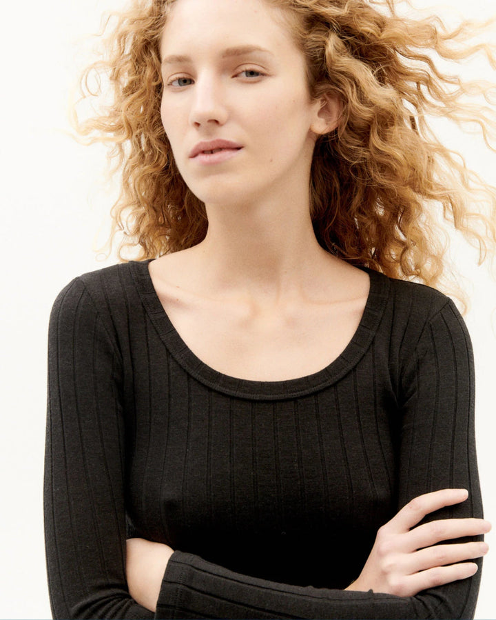 Top manches longues - Casilda trash - noir - fairytale