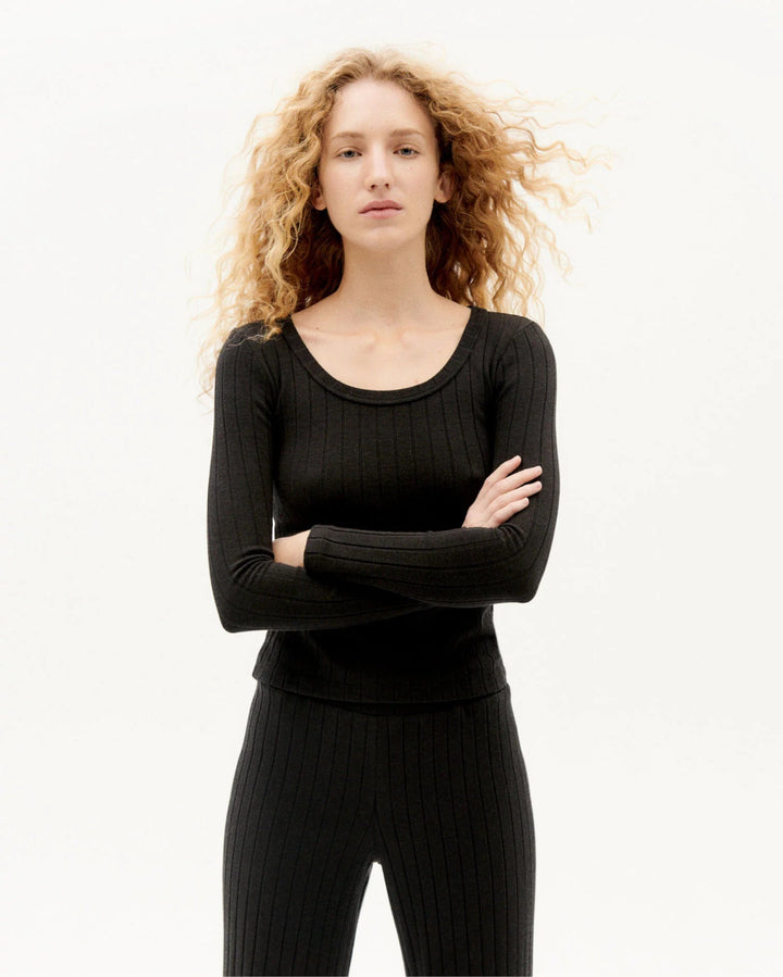 Top manches longues - Casilda trash - noir - fairytale