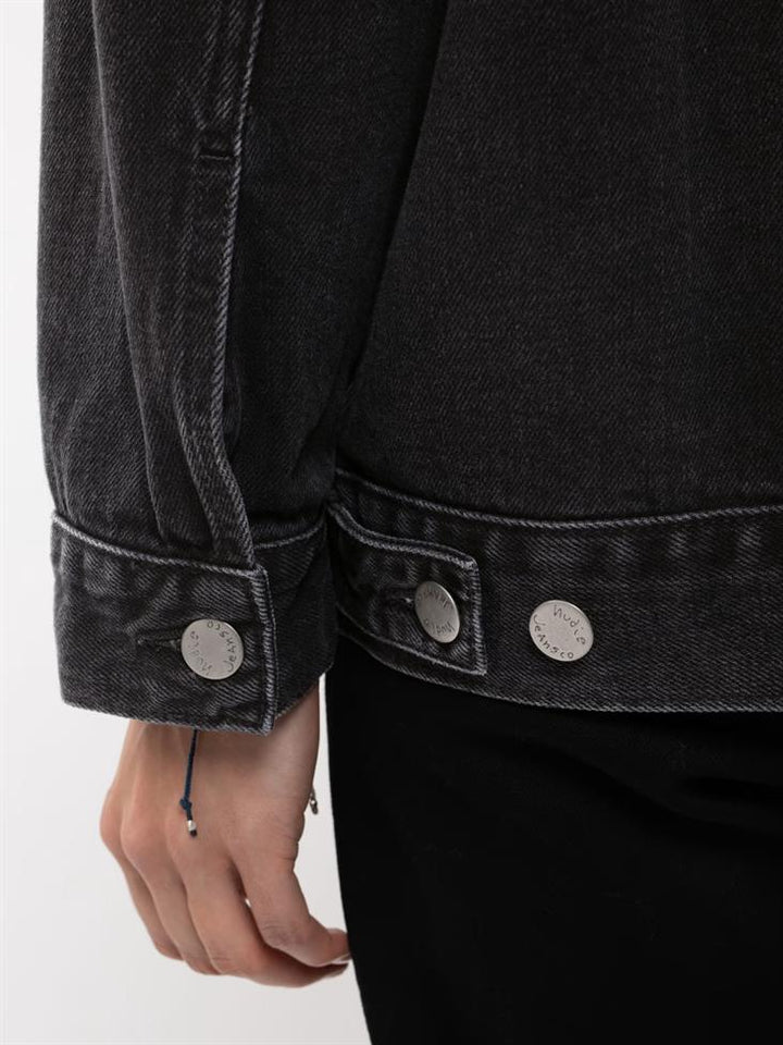 Veste en Jean coton biologique - Ellin - noir - fairytale