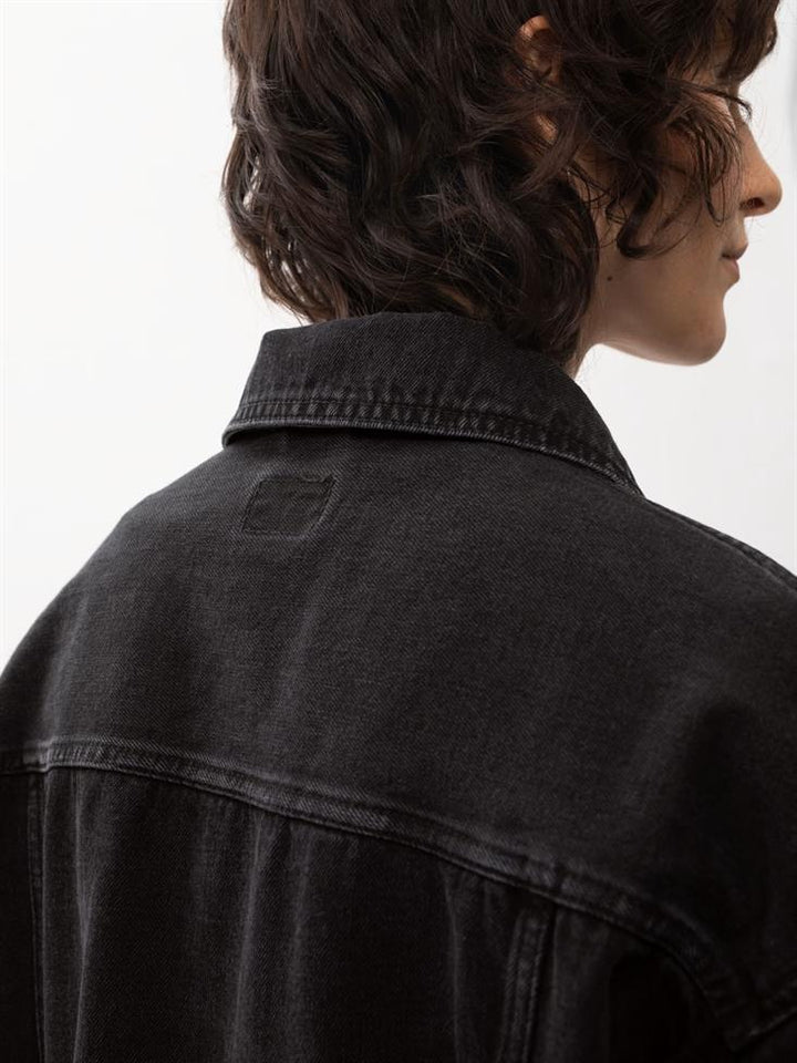 Veste en Jean coton biologique - Ellin - noir - fairytale