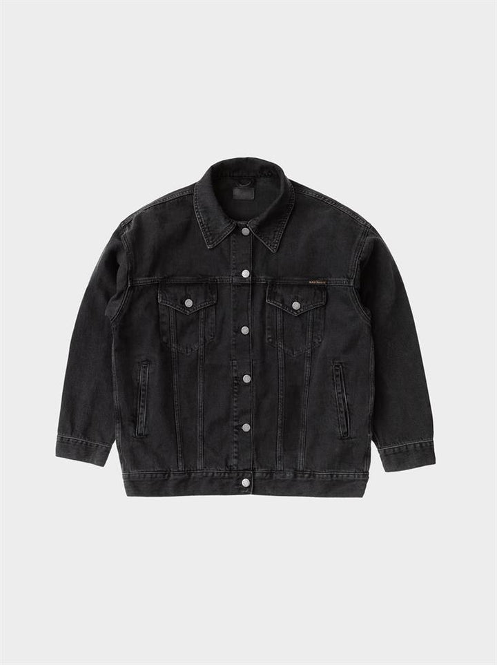 Veste en Jean coton biologique - Ellin - noir - fairytale