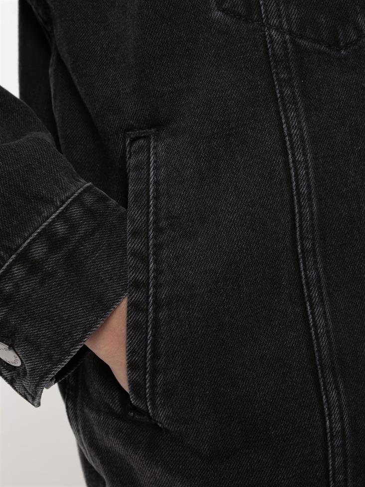 Veste en Jean coton biologique - Ellin - noir - fairytale