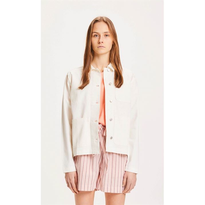 Veste en Jean coton biologique - blanc - fairytale