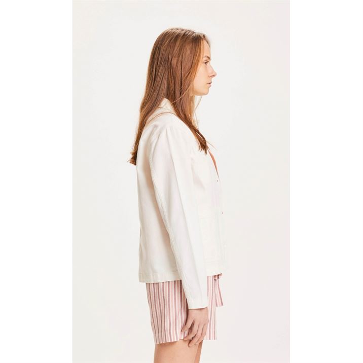 Veste en Jean coton biologique - blanc - fairytale